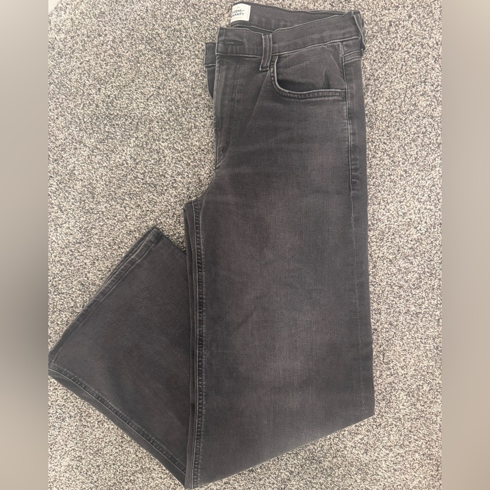 Citizens Of Humanity Dark Gray Straight Jeans